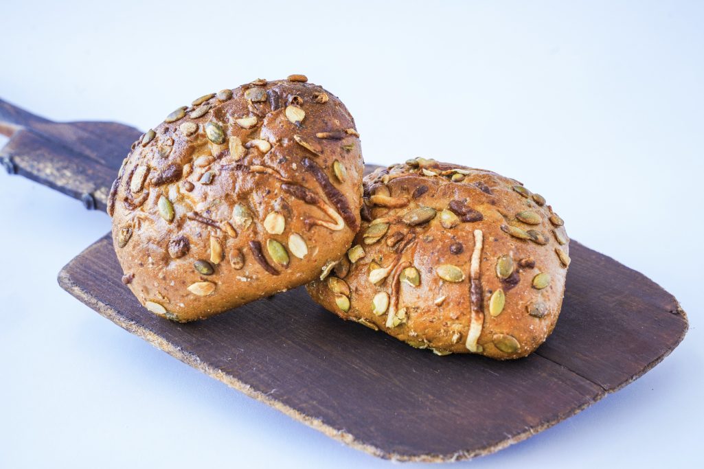 Dinkel-Kürbis-Brötchen